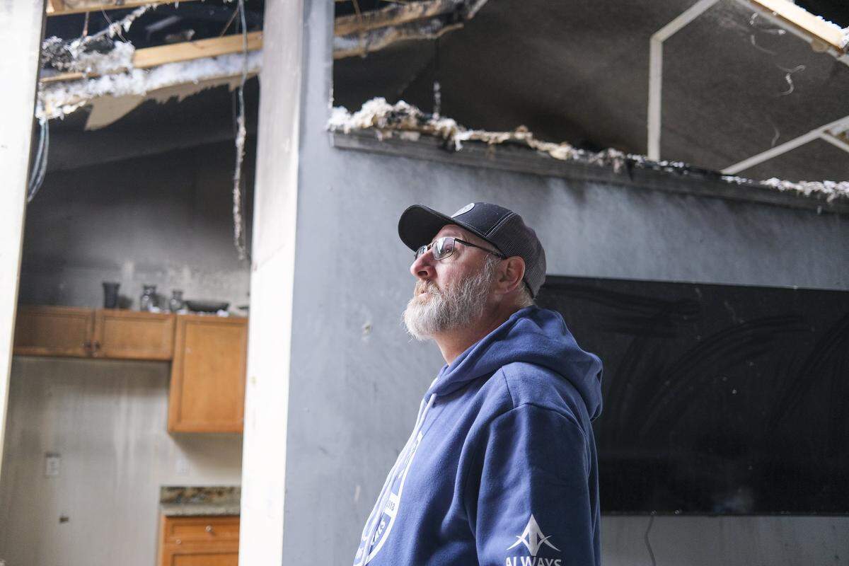 After a fire severely damaged Terry Waters' home in the Forestbrook neighborhood near Myrtle Beach, he discovered his insurance had lapsed. The community is stepping up to help through social media campaigns. Waters says it has been a "nightmare" but with the community's help he is determined to rebuild. 