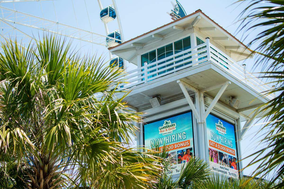 LandShark Bar & Grill on the Myrtle Beach Boardwalk is offering $1,000 bonuses for new hires as the Grand Strand faces a historic worker shortage.