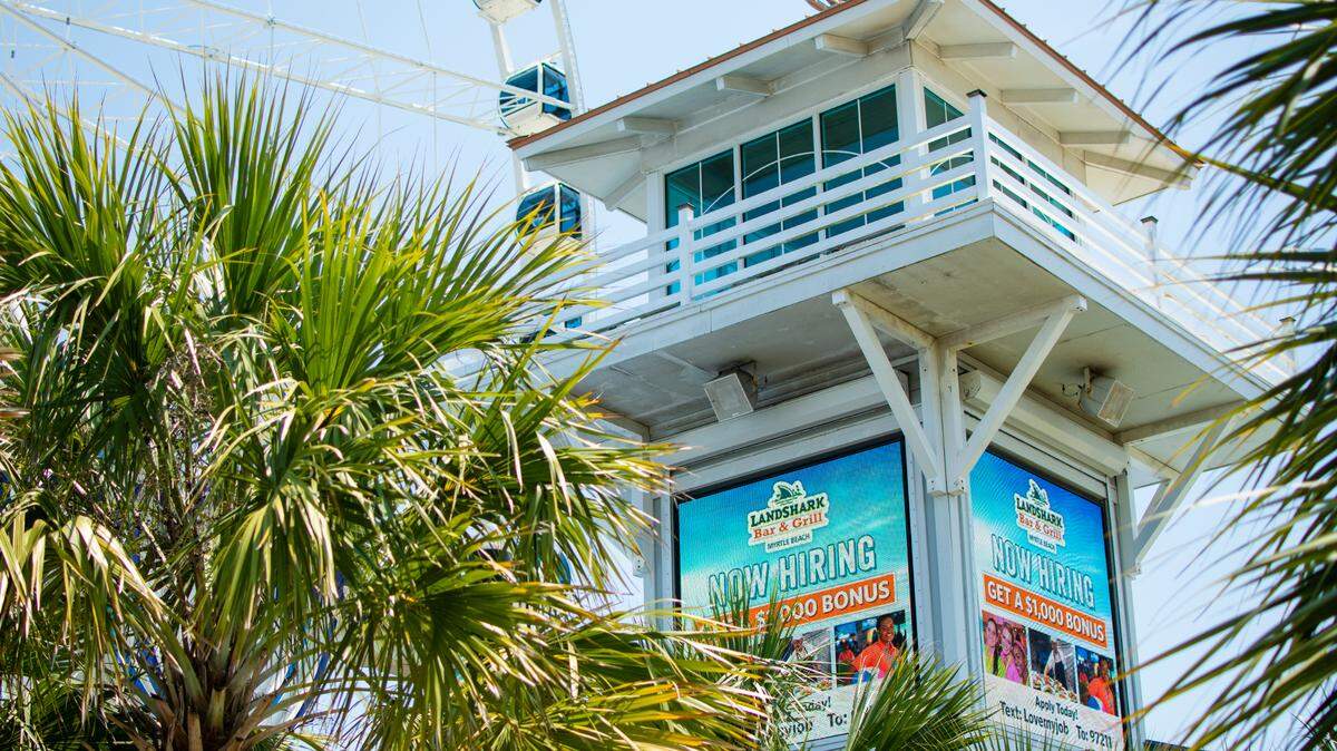 LandShark Bar & Grill on the Myrtle Beach Boardwalk is offering $1,000 bonuses for new hires as the Grand Strand faces a historic worker shortage.