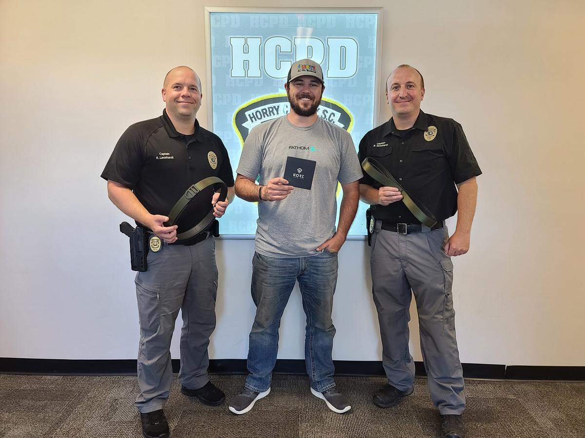 Weldon Boyd, a North Myrtle Beach restaurant owner, was involved in a shooting that happened in September 2023 that took the life of Scott Spivey of North Carolina. Boyd is shown with now Horry County Police Chief Kris Leonhardt and former Deputy Chief Brandon Strickland. Strickland is now under investigation by SLED for misconduct involving the shooting death of Scott Spivey.