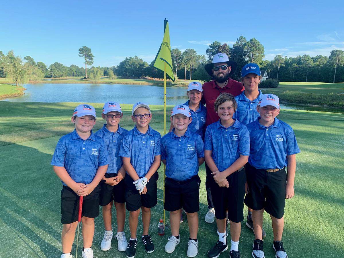 The Dunes Golf and Beach Club’s PGA Junior League team.