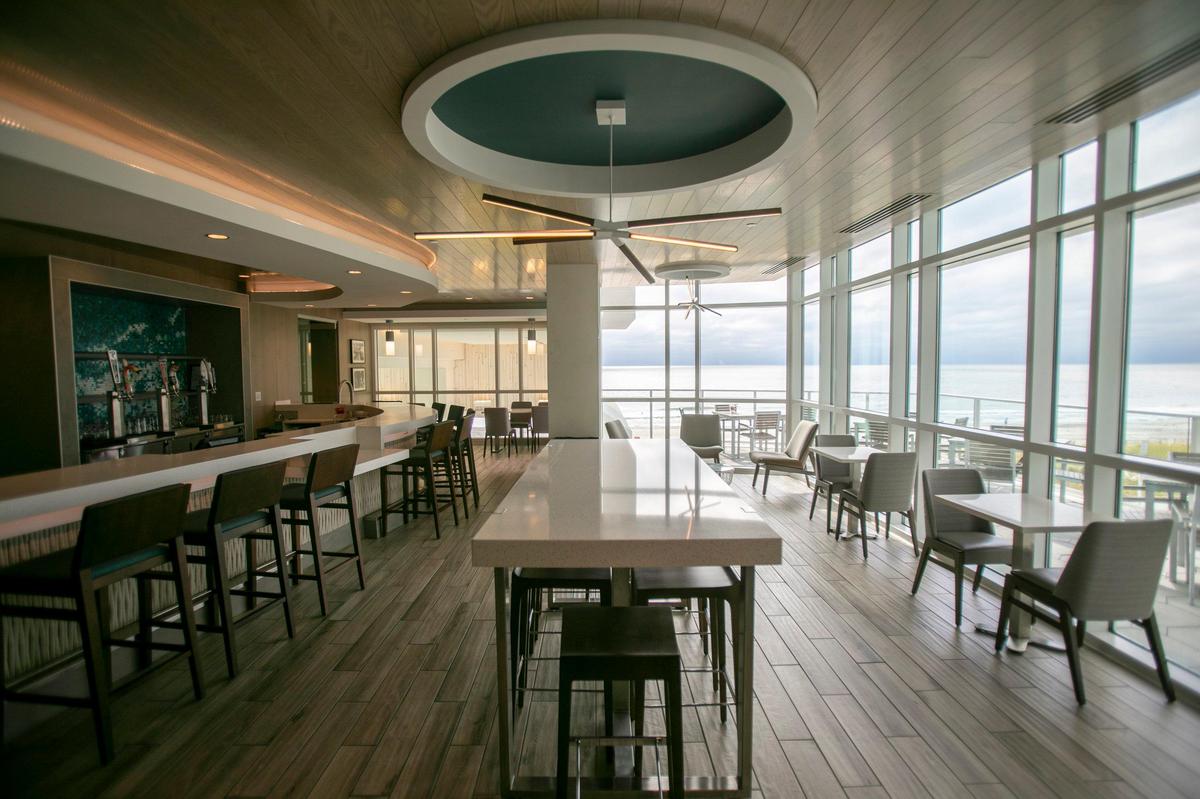 The Ocean Enclave by Hilton Grand Vacations Club hosted a grand opening on Wednesday. The luxury resort is 27-stories tall with 330 one, two and three bedroom suites with private balconies, full kitchens and living and dining areas. The resort also features oceanfront and indoor pools and spas, a pool bar and deli, fitness center and other amenities. Oct. 08, 2019.