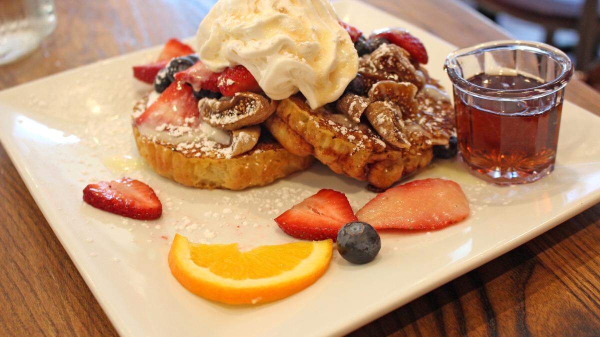 A cinnamon roll at Blueberry’s Grill in Myrtle Beach.