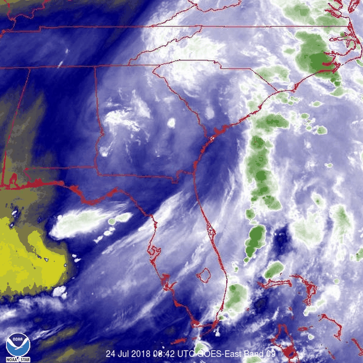 A view over the southeast on Tuesday, July 24, 2018.