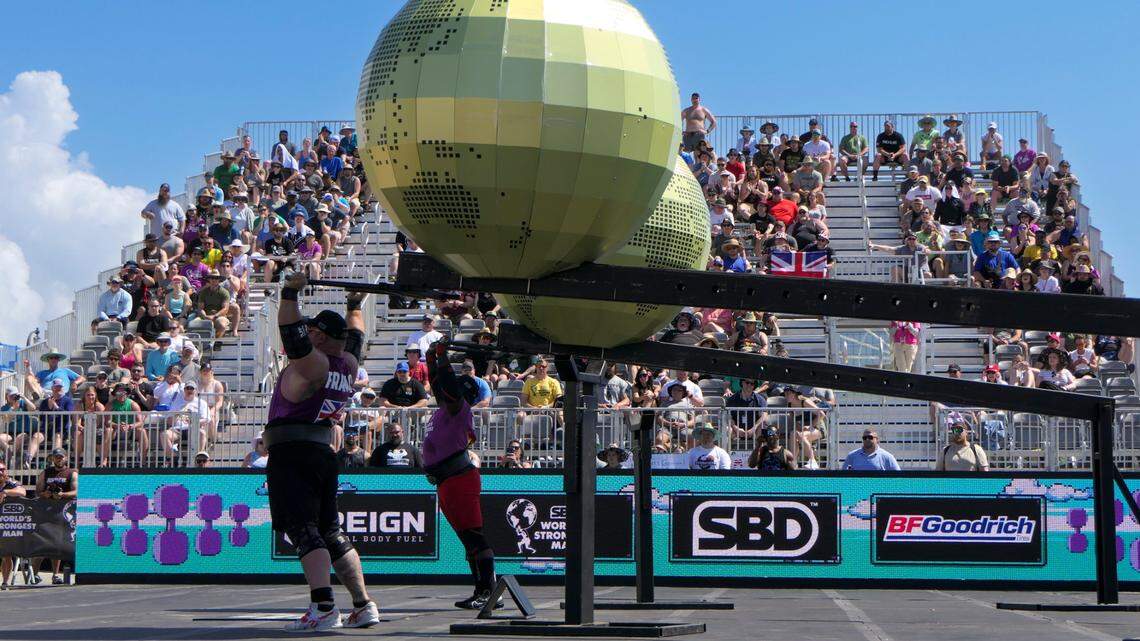 Muscled athletes return to Myrtle Beach for chance to be crowned world’s strongest