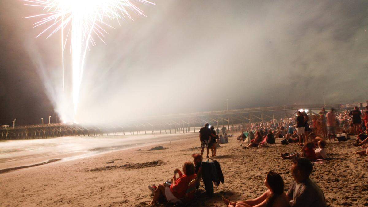 Surfside Beach will launch fireworks from the fishing pier this Sunday to celebrate the end of summer.