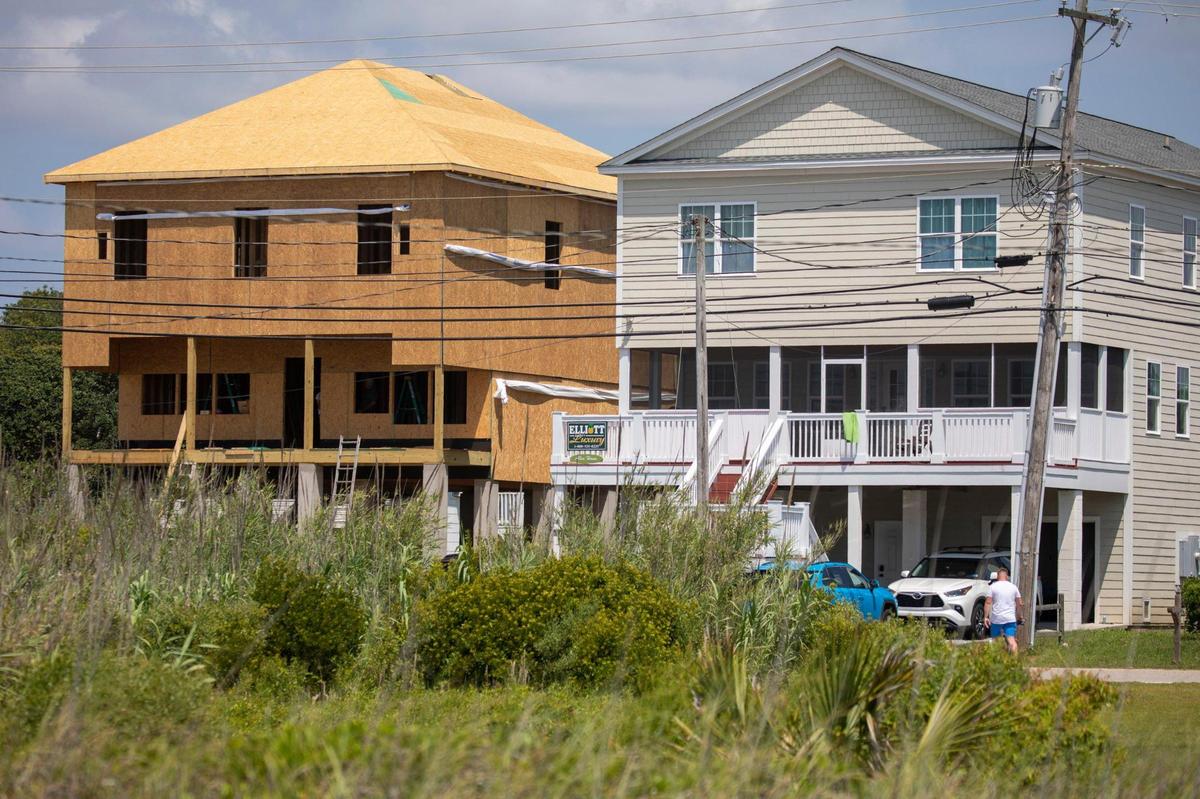 Atlantic Beach, the small historically black beach town sandwiched between sections of North Myrtle Beach, is undergoing a revitalization according to town manager Benjamin Quattlebaum. New homes are being constructed and oceanfront lots are being marketed to hotels and resorts. June 13, 2022.