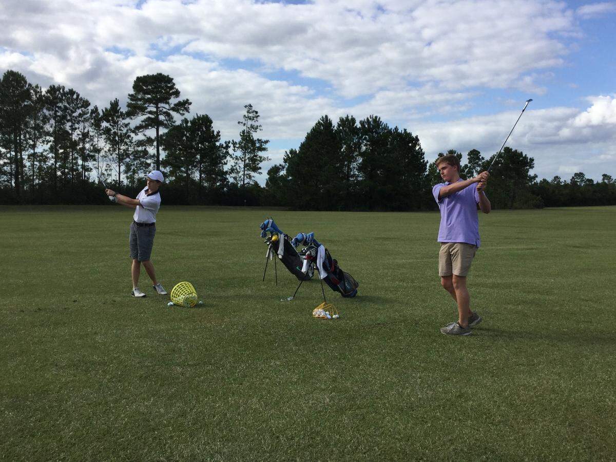 Luke (left) and Jack Boldt were seriously injured two years ago in a car crash that killed their paternal grandparents. They represented The First Tee of Coastal Carolinas this past week in the Champions Tour’s Pure Insurance Championship Impacting The First Tee at Pebble Beach Golf Links in California.