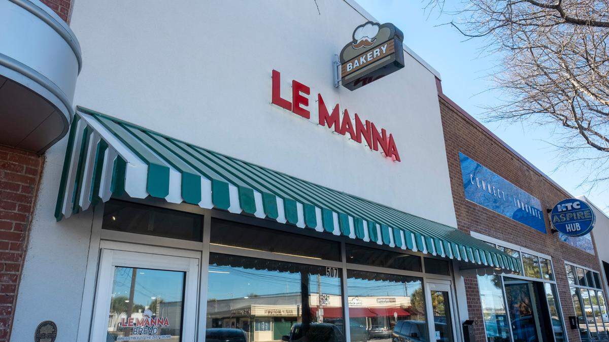 The Le Manna Bread International Bakery and Café is the newest addition to Myrtle Beach’s Arts & Innovation District . The bakery will have a ribbon cutting Thursday, followed by a grand opening at 9 a.m. Feb. 17. Feb. 14, 2024.