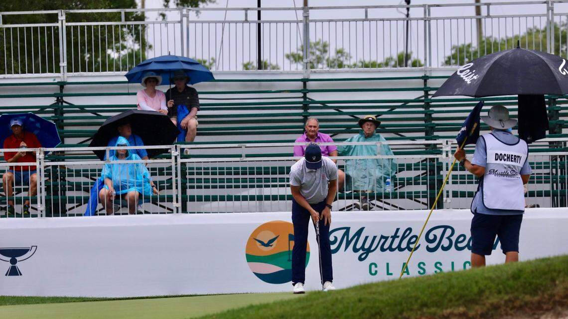 Rain starts hitting the Myrtle Beach Classic. Here’s what we know.