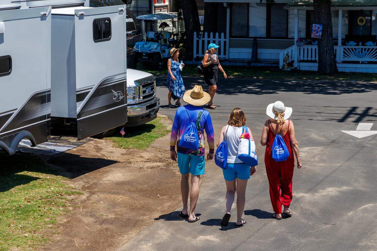 The Carolina Shores RV Resort, once part of Pirateland Campground, has opened with modern renovations including an upgraded swimming pool, resurfaced streets and 22 cabins. Grand Opening events were held on Thursday, May 22, 2025.
