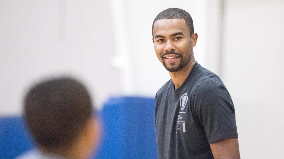 Ramon Sessions interacts with youth during his annual basketball camp in June 2018. Sessions is part of the inaugural class of the Myrtle Beach High School Athletic Hall of Fame.