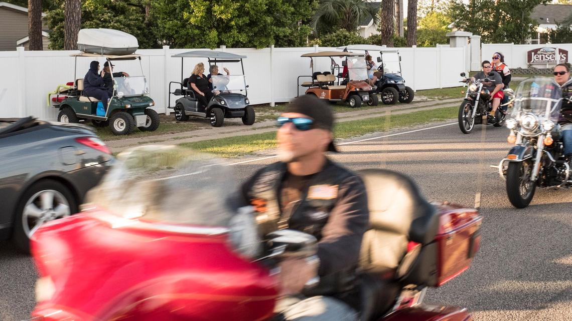 ‘Now we don’t ride … we watch’: A different way to experience Harley bike week