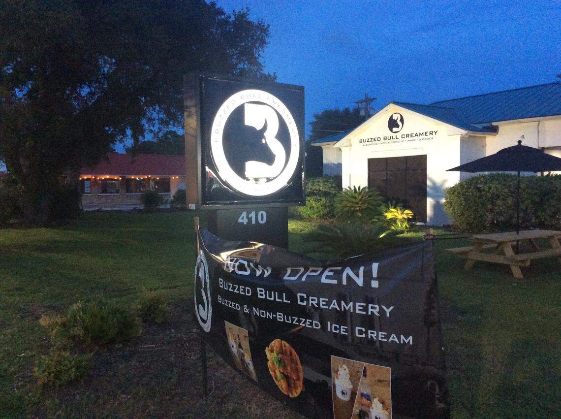 Buzzed Bull Creamery, featuring alcohol-infused liquid nitrogen ice cream, opened on South Kings Highway at 13th Ave. South in Myrtle Beach on July 27.