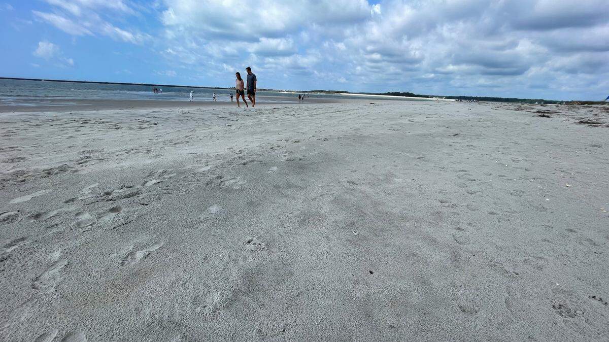 The point in Garden City, SC offers a secluded spot away from the crowds of tourists.