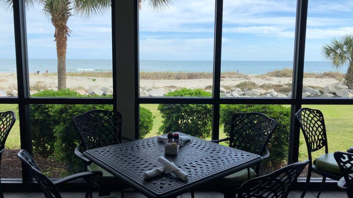 A sunny coastal afternoon at Sea Captain’s House. The Myrtle Beach eatery was named the South Carolina restaurant with the best view. March 6, 2023.