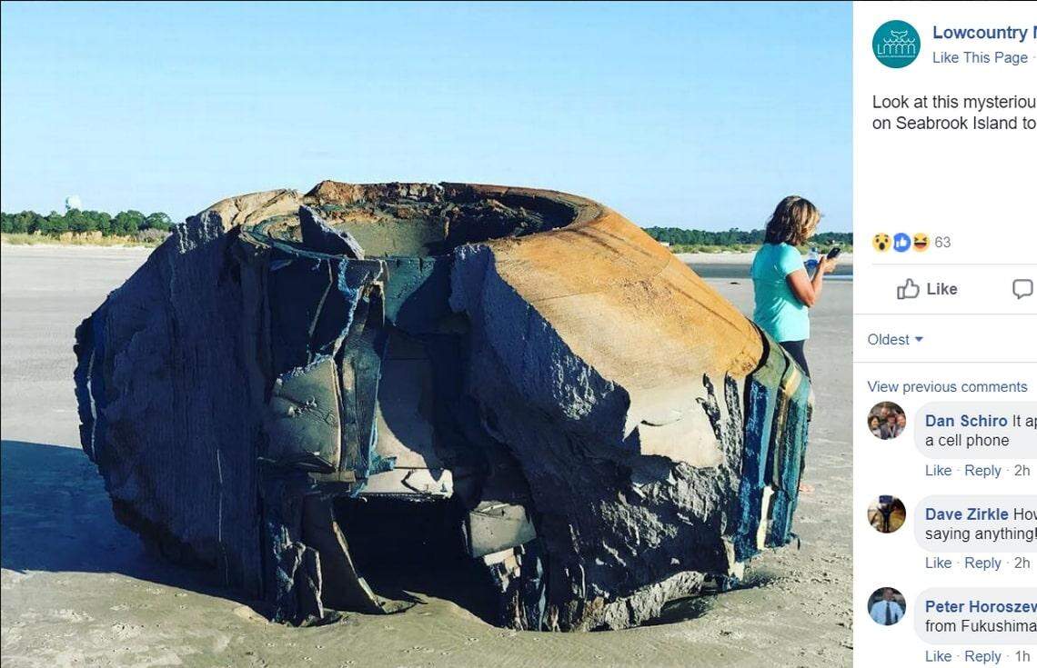This item washed ashore on an island near Charleston, South Carolina. What is it?