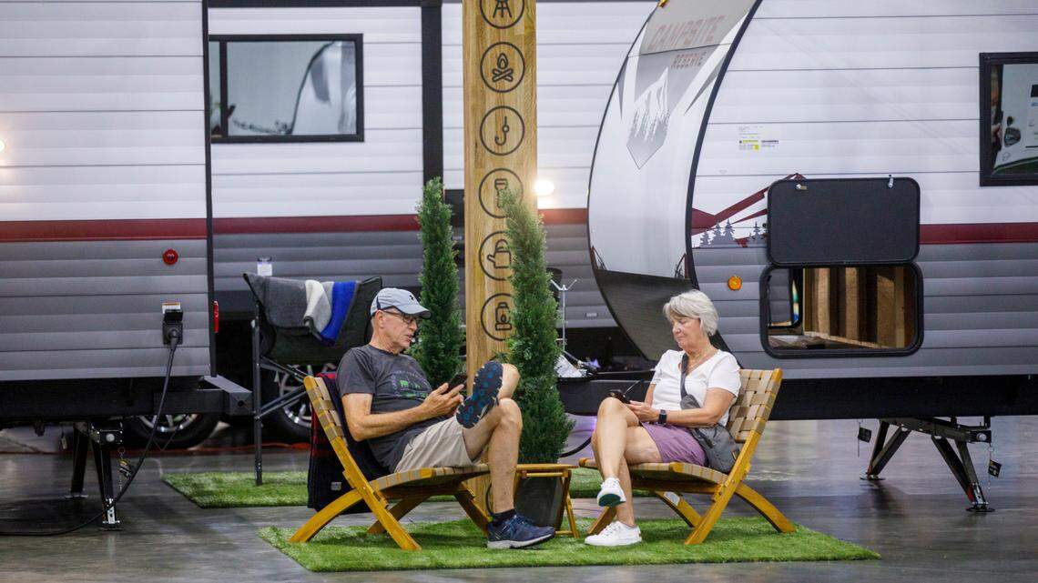 More than a hundred campers and recreational vehicles are on display at the Myrtle Beach Convention Center for The Ultimate RV Show hosted by Camping World. The event began at noon on May 30 and will continue through the weekend. Admission is free.