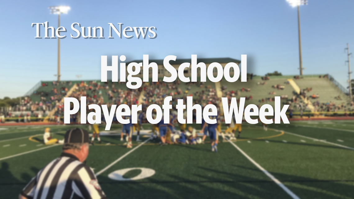Who won Sun News Player of the Week for the Myrtle Beach area for Sept. 30? The results