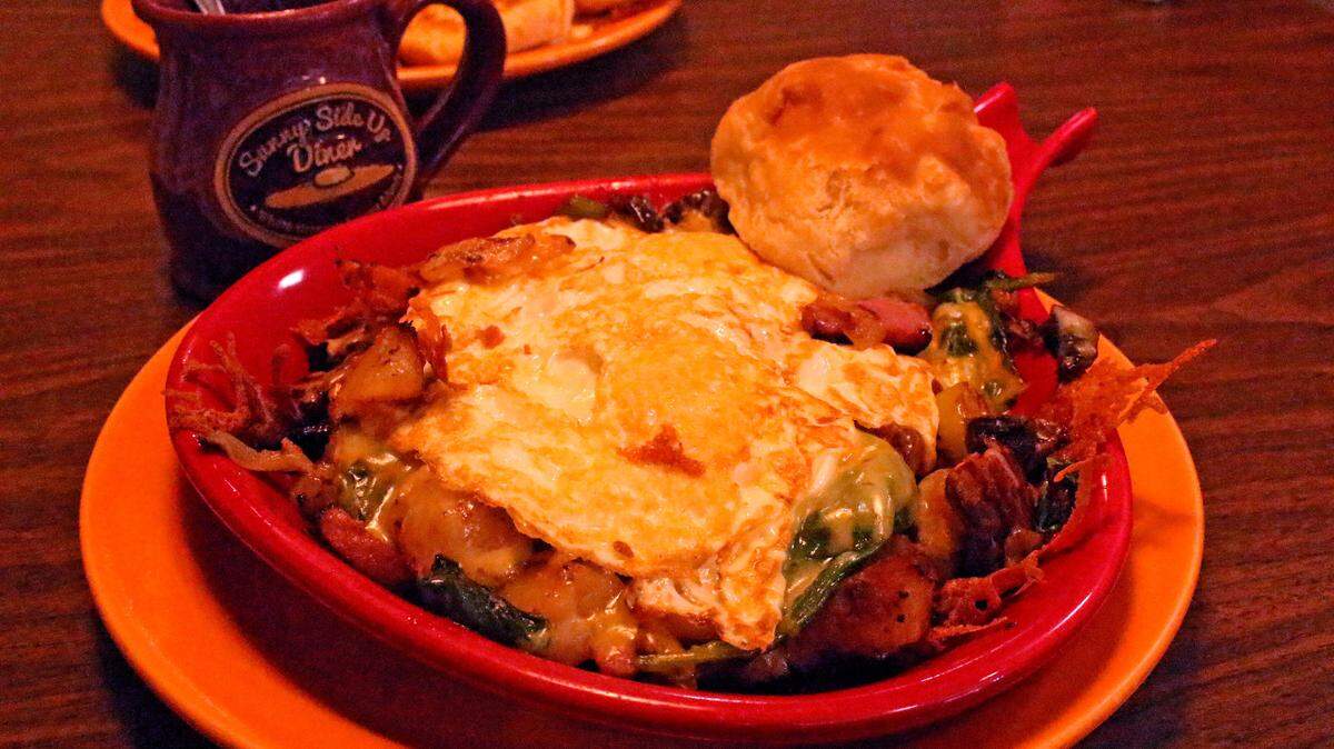 The Live & Give Skillet at Sunny Side Up.