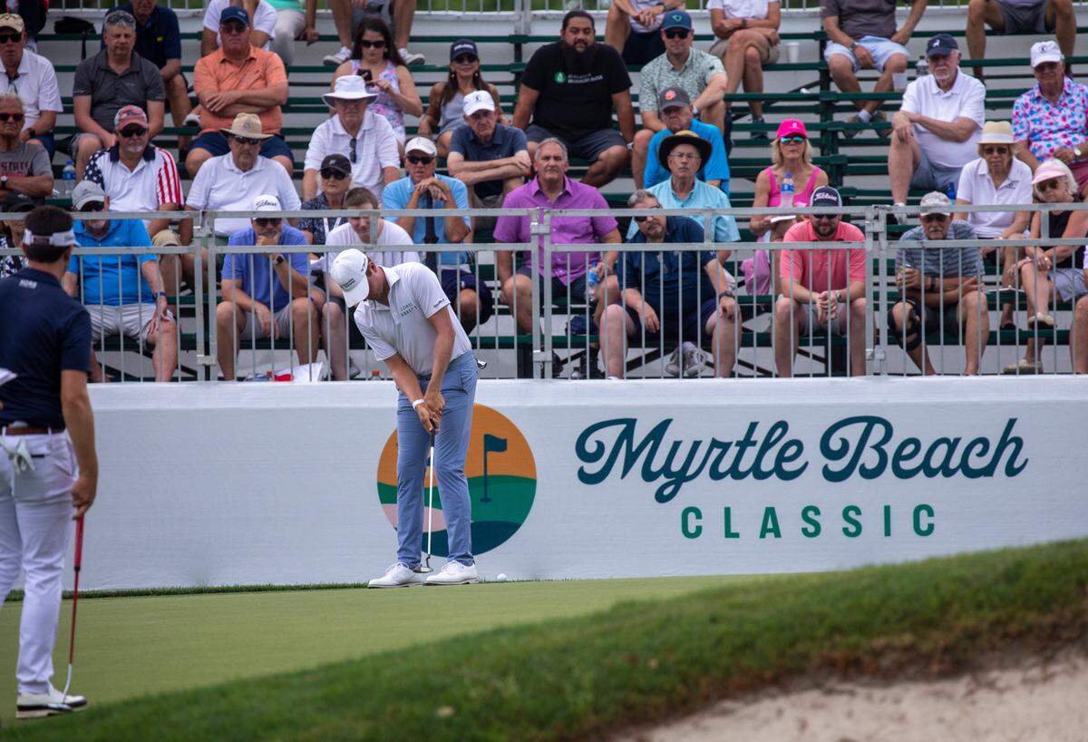 The inaugural 2024 Myrtle Beach Classic, a PGA Tour event, was played in May at The Dunes Beach and Golf Club in Myrtle Beach.