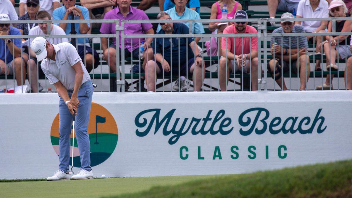 The inaugural 2024 Myrtle Beach Classic, a PGA TOUR event teed off at The Dunes Beach and Golf Club in Myrtle Beach, S.C. The four day event is part of the FedExCup Regular Season schedule featuring a $3.9 million purse and is sponsored by Visit Myrtle Beach. May 9, 2024.