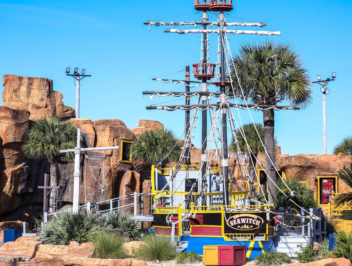 Spyglass Adventure Golf on N.Kings Highway in Myrtle Beach, S.C. Dozens of popular mini-golf courses provide a variety of opportunities for play. December 1, 2022.