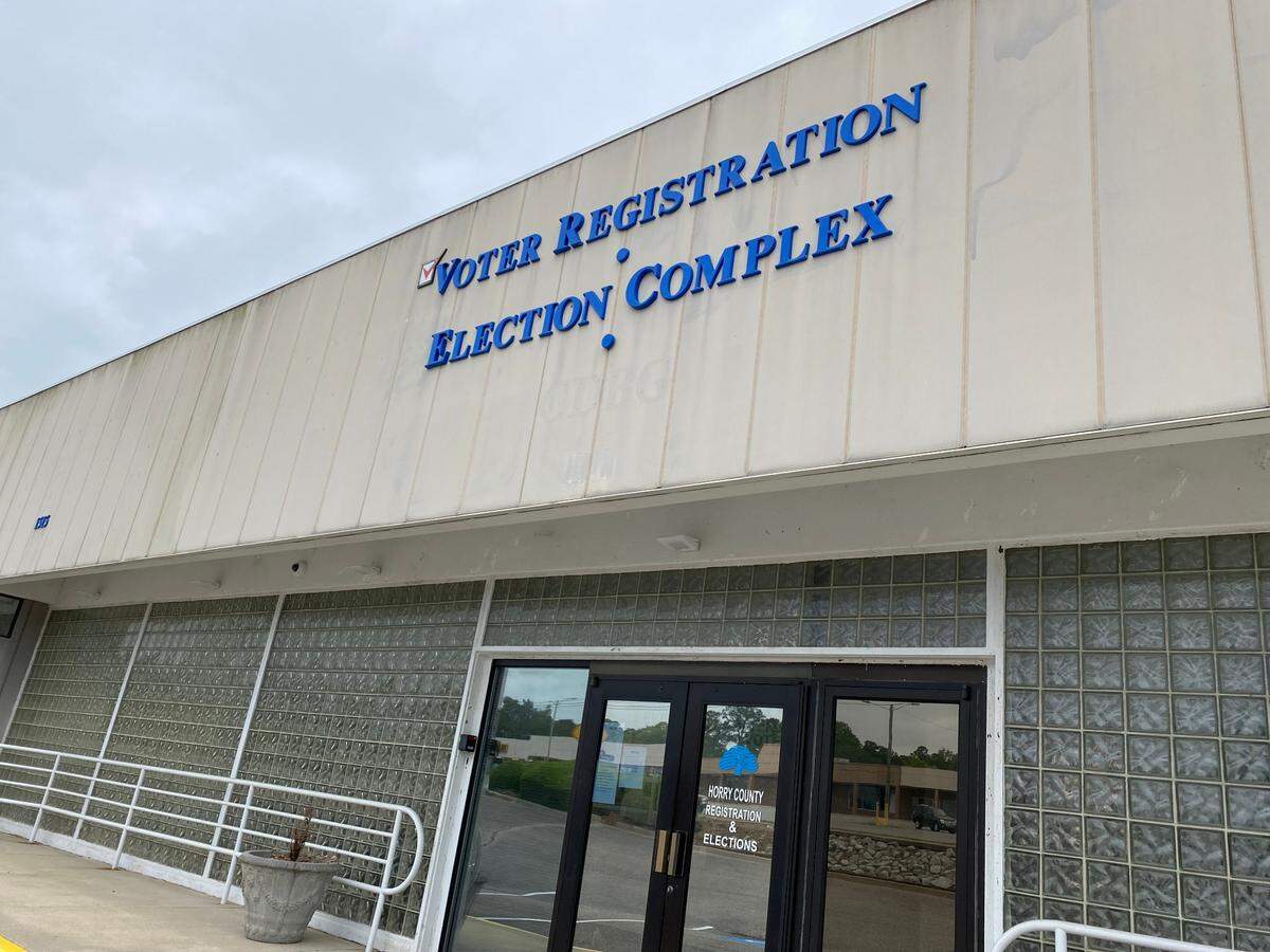 The Horry County Voter Registration & Election Complex located at 1515 4th Avenue in Conway.