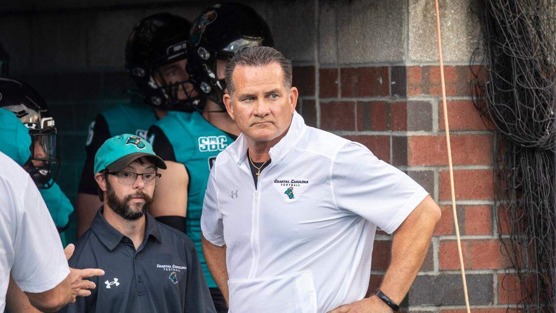 Grayson McCall throws four interceptions as Coastal Carolina falls to Georgia Southern