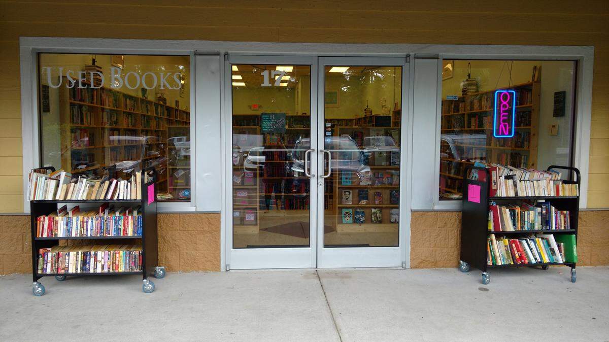 The Bookworm used book store opened Wednesday.