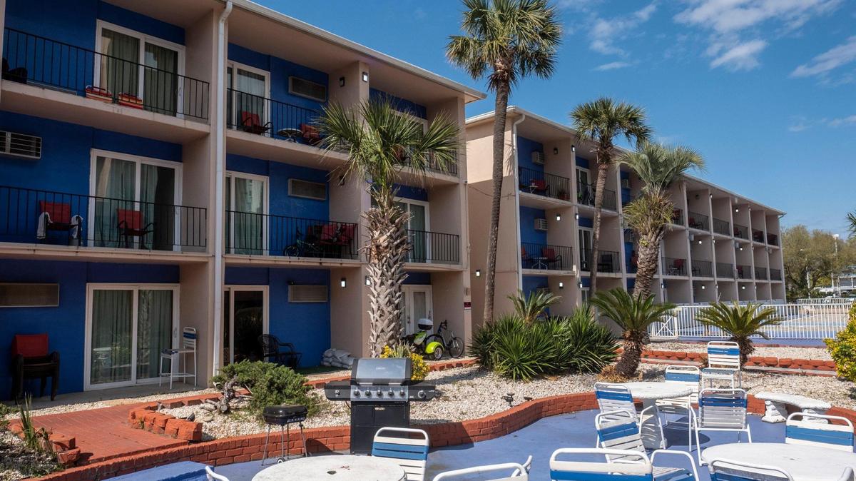 The former Sea Banks and Rosen Sea motels in downtown Myrtle Beach were converted into multi-family affordable housing units.
