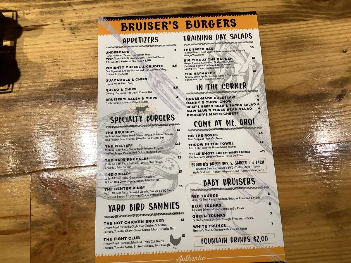 Bruiser’s Burgers opened this month in Surfside Beach.