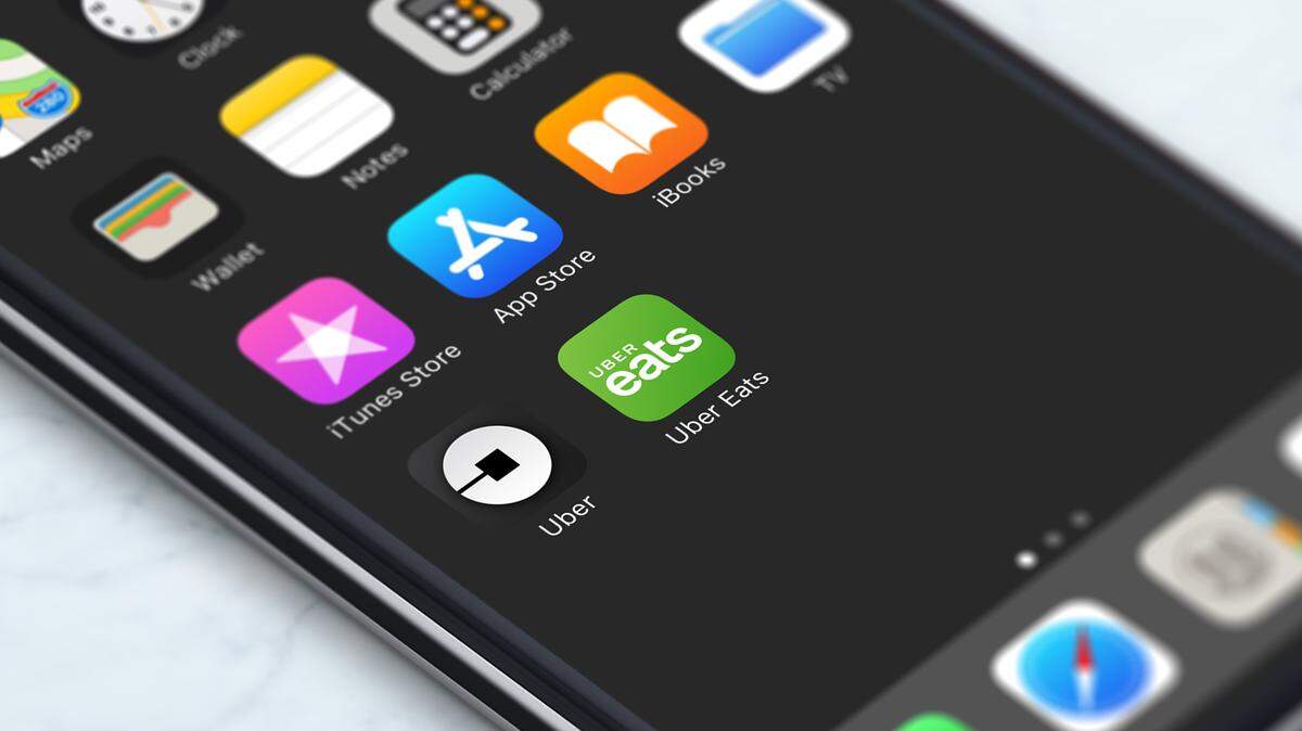 Uber Eats app -