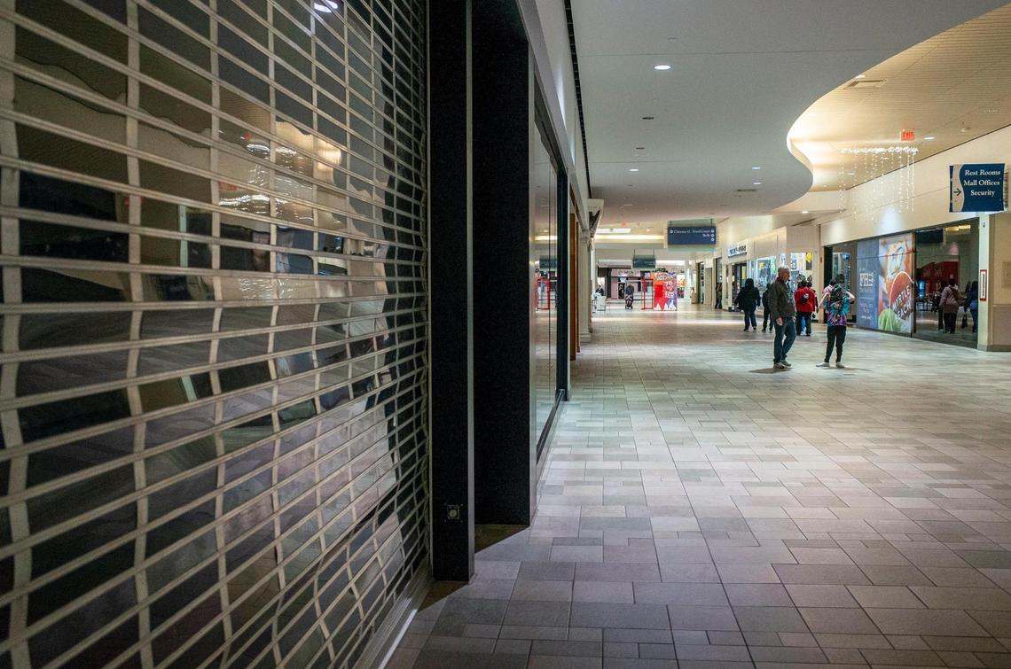 For years, Myrtle Beach Mall has languished on Highway 17, mostly empty, as it waits to be demolished by its owner Divaris Real Estate. However, plans for demolition and construction into a new shopping center have been stalled for years. Dec. 21, 2021.