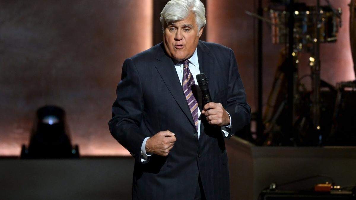 Jay Leno will perform Oct. 21 at the Alabama Theatre in North Myrtle Beach. Tickets go on sale April 2. (Shannon Finney/Getty Images/TNS)