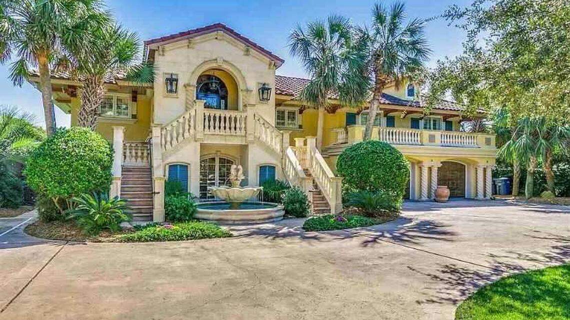 Luxury Mediterranean-style home in Myrtle Beach listed for $3 million. Take a peek inside