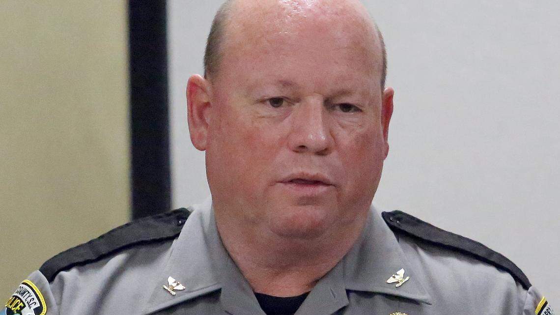 A 2016 Sun News photo shows then acting Horry County Police Chief Lance Winburn. Chief Deputy Winburn stepped down in April 2026 after an internal affairs investigation showed misconduct by him over a 2022 arrest.
