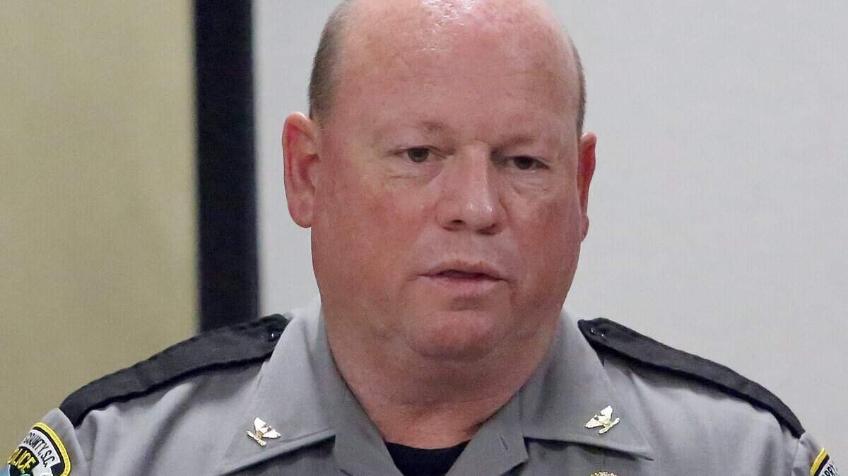 A 2016 Sun News photo shows then acting Horry County Police Chief Lance Winburn. Chief Deputy Winburn stepped down in April 2026 after an internal affairs investigation showed misconduct by him over a 2022 arrest.
