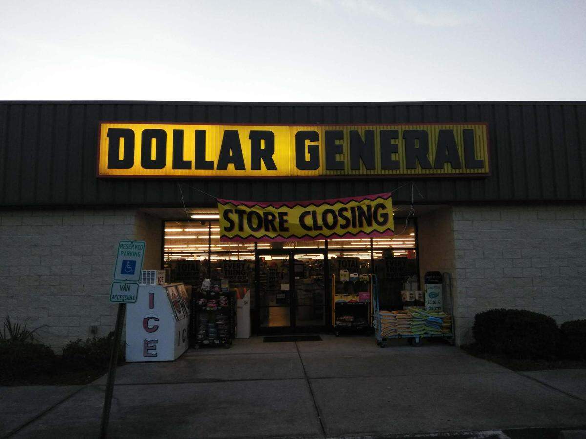 The Dollar General on Beaver Run Boulevard near the intersection of S.C. 544 and Highway 17 on Friday had a “Store Closing” banner hanging in front Friday.