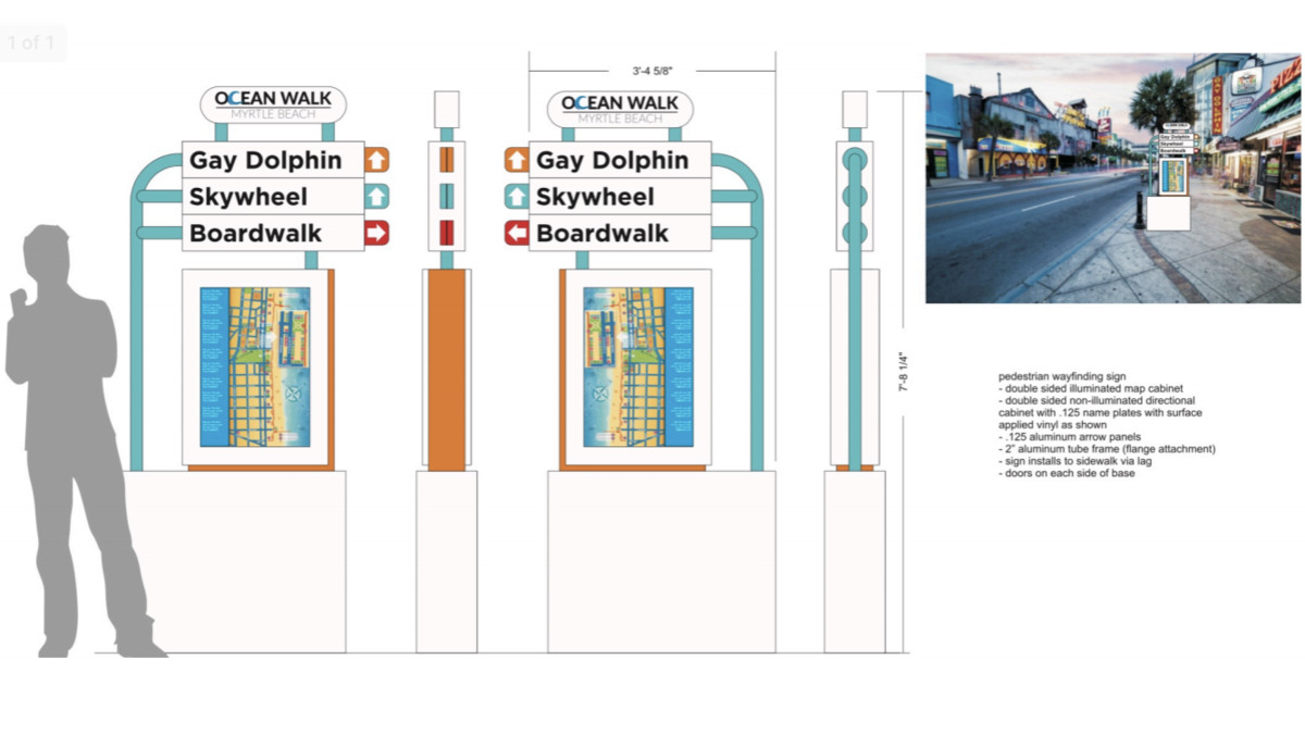 'Wayfinders' will help visitors find their way around the downtown area.