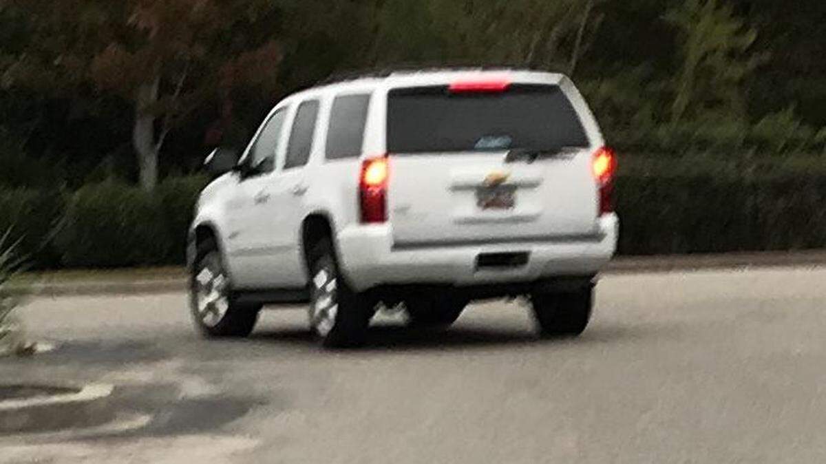 A white Chevrolet Tahoe was stolen in Georgetown on Friday afternoon in an incident that led to a gunfight in Columbia that night.