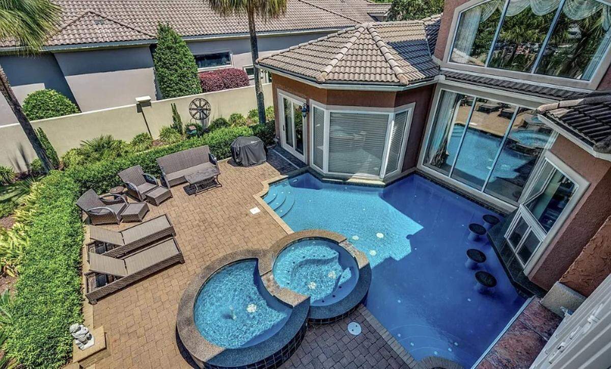 A Mediterranean-style house in the Grand Dunes community of Myrtle Beach is listed on Zillow for $1.6 million.