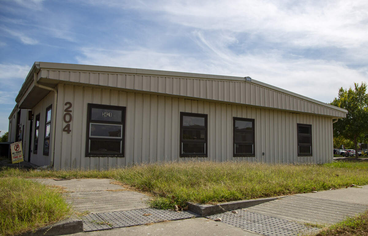 Located at the corner of Knoles Street and Johnson Avenue, a former Air Force base building could soon house a brewery and distribution center near The Market Common.