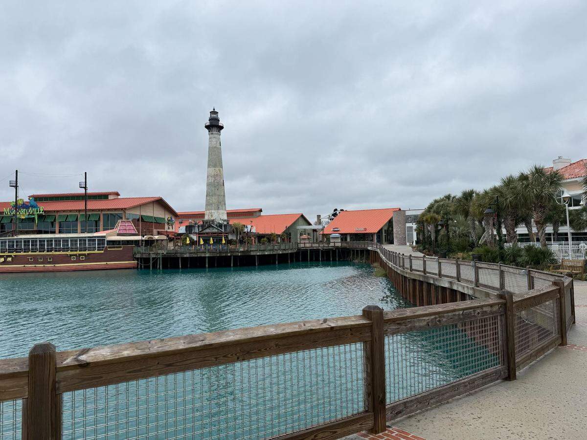 With warmer temperatures hitting the coastal areas, Broadway at the Beach was open as normal on Saturday morning with no signs of the winter weather the night before.