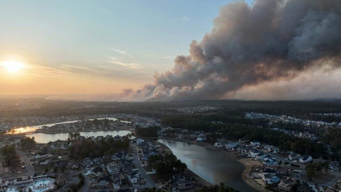 Update: Wildfires ‘smolder’ as 60 mph wind gusts, tornadoes possible in Horry County