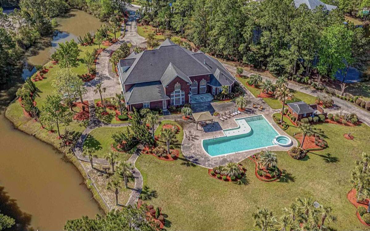 A Myrtle Beach home listed on Zillow is for sale for $5.7 million. It sits on 3.3 acres and features a guest house.