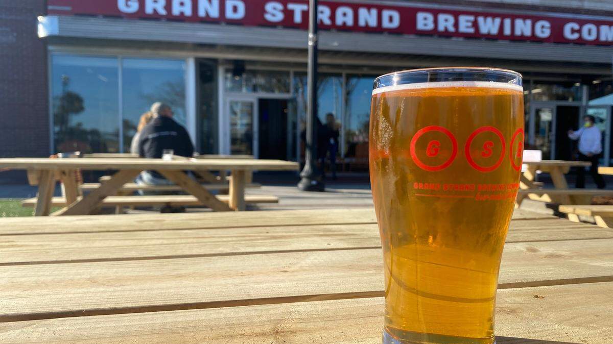 Grand Strand Brewing opened in downtown Myrtle Beach, S.C. on Feb. 23, 2020.