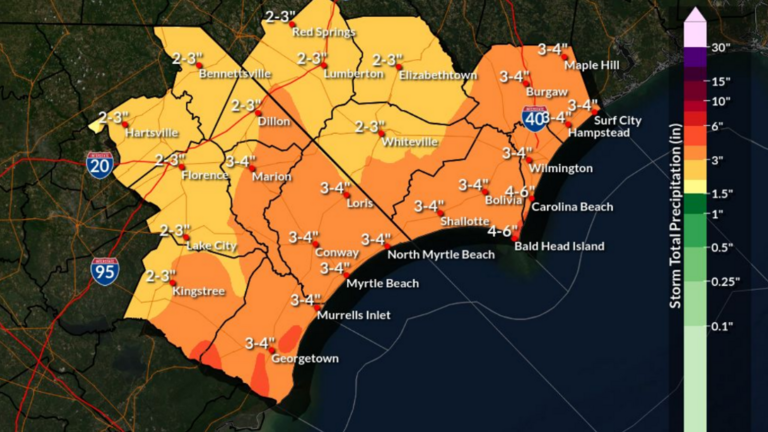 Storms, flooding & cancellations: Get ready for a wet weekend around Myrtle Beach