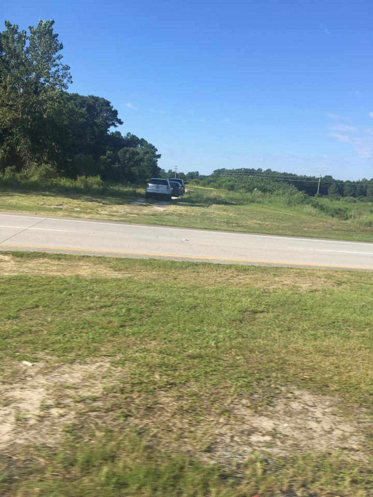 Horry Countyu police respond to a scene after human remains were found