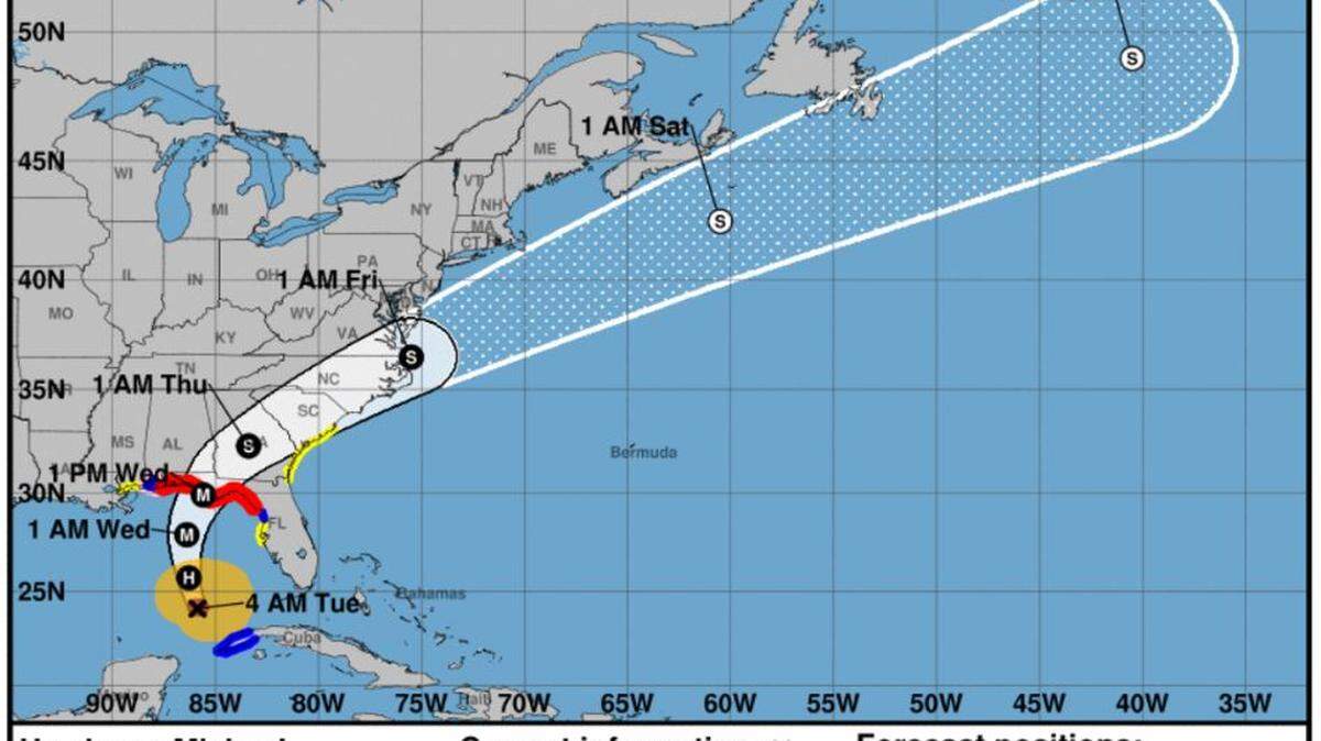 Graphic from the National Weather Service in Wilmington, NC